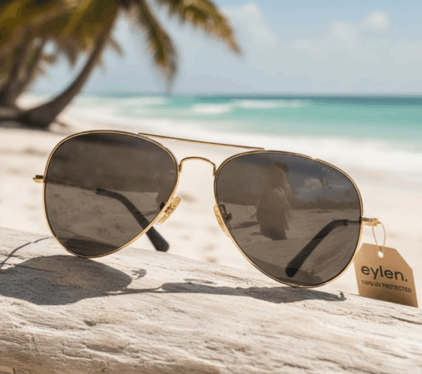 Eylen 'Aviator' Classic Sunglasses